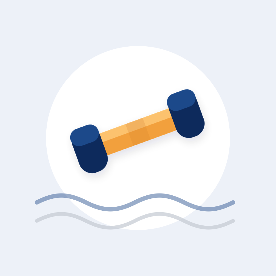 Drijvende apporteerhalter voor in het water Drijvende apporteerhalter voor in het water